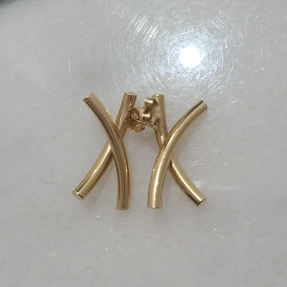 Vintage Paloma Picasso 18k earrings - Picture 3 of 3